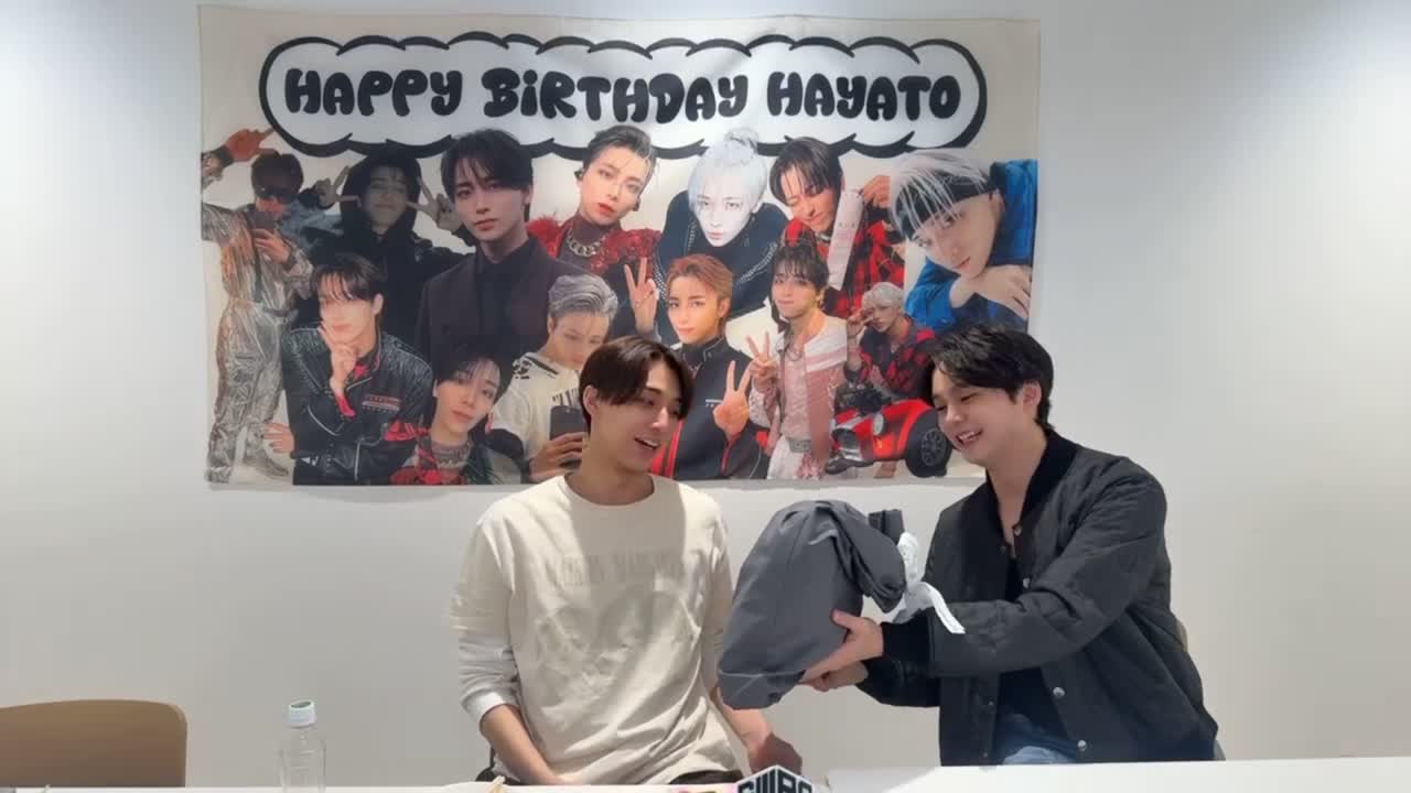 HAYATO 27th BIRTHDAY生配信延長配信 ー メンバーからのプレゼント ー