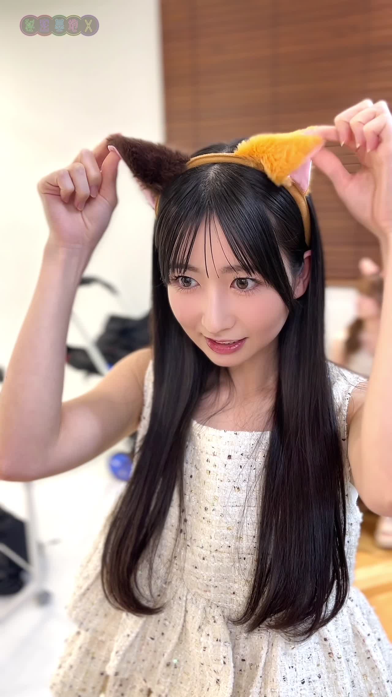 耳を揺らすきいな