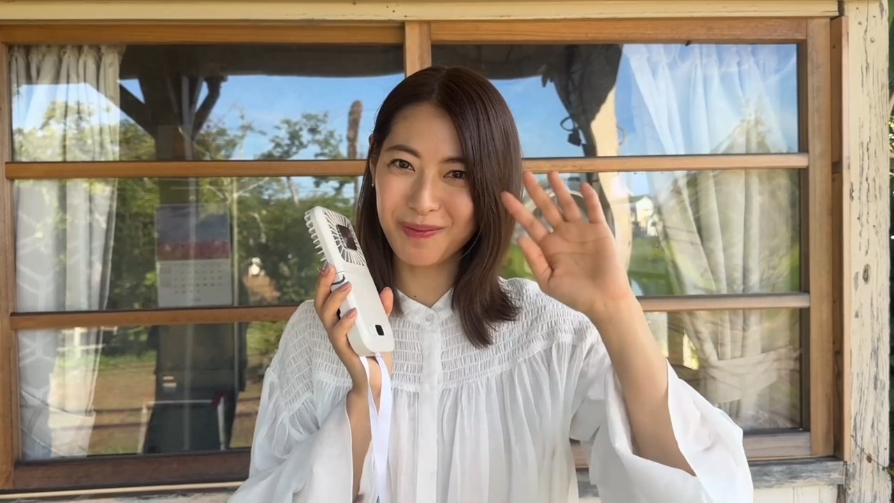 ミキプルーン広告撮影の合間に…🧡