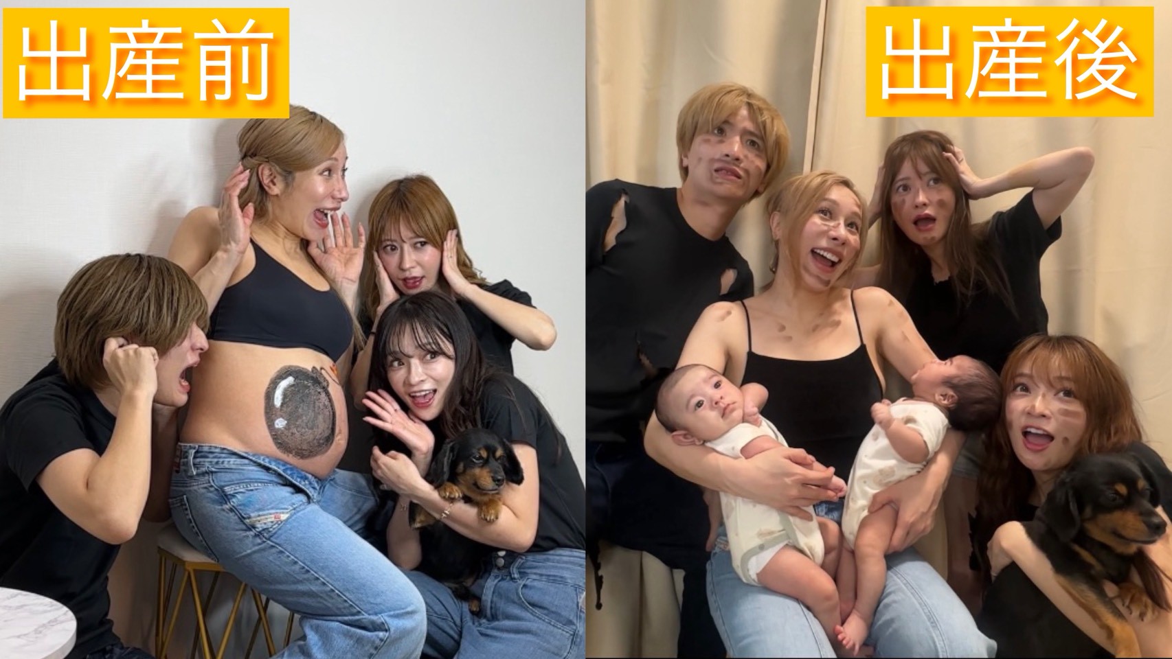 みんなでマタニティフォト撮影したら幸せ空間すぎた